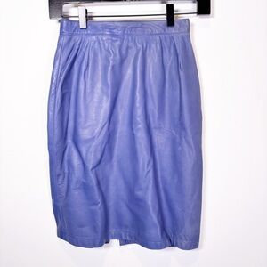 Vintage Leather Ann Taylor Skirt